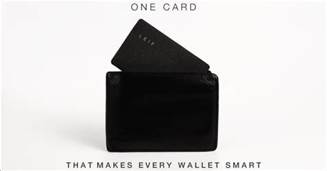 leif smart card|L E I F: make any wallet smart .